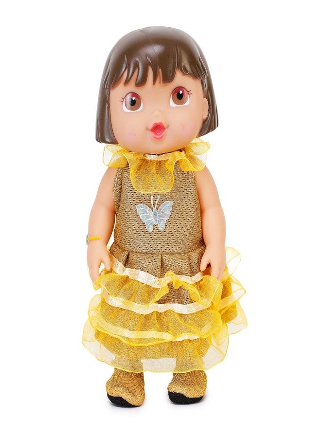 دورا دمية دورا دورا اللطيفة لعيد الميلاد (28 سم، أصفر) - للأطفال - Image 1